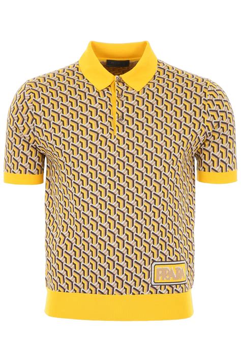 prada yellow shirt|prada shirt price.